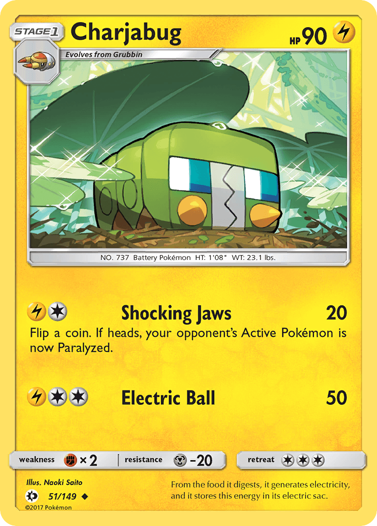Carta Pokémon Charjabug 51