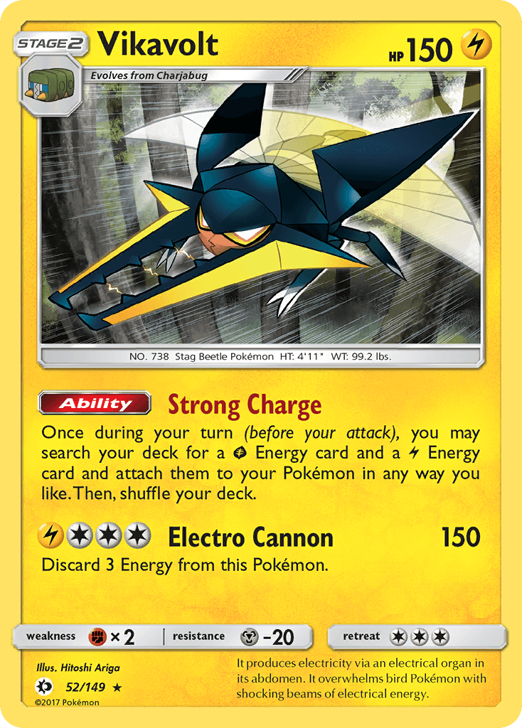 Carta Pokémon Vikavolt