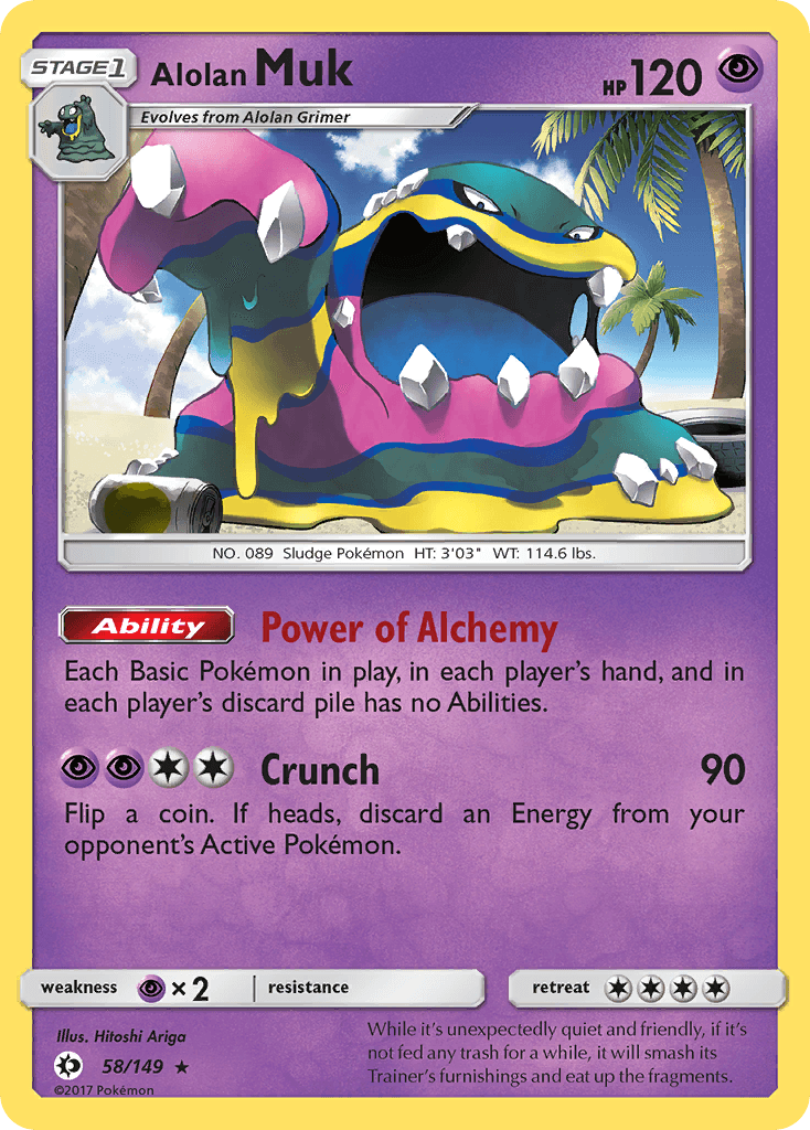 Carta Pokémon Alolan Muk