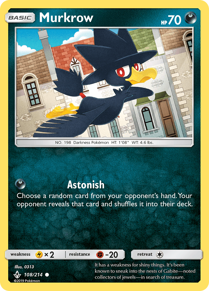 Carta Pokémon Murkrow