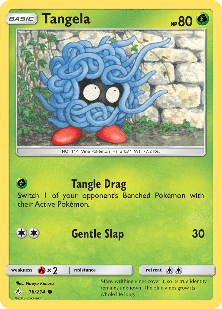 Carta Pokémon Tangela 16