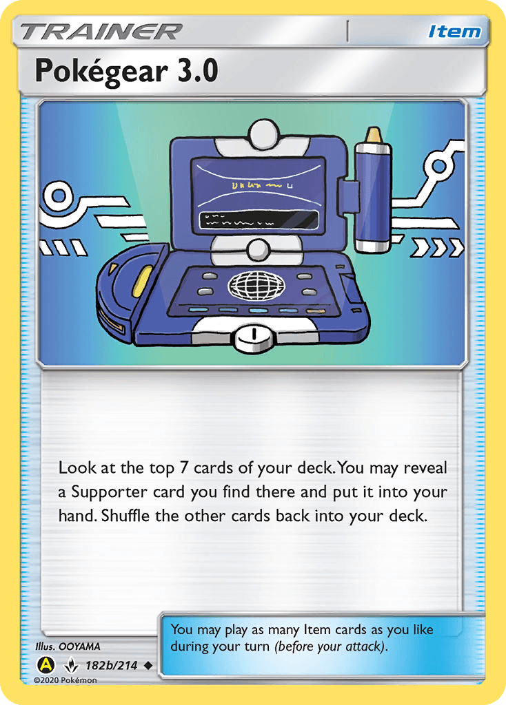 Carta Pokémon Pokégear 3.0 182b