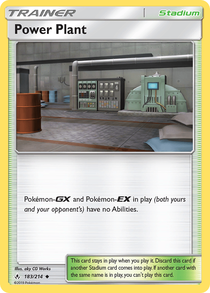 Carta Pokémon Power Plant 183