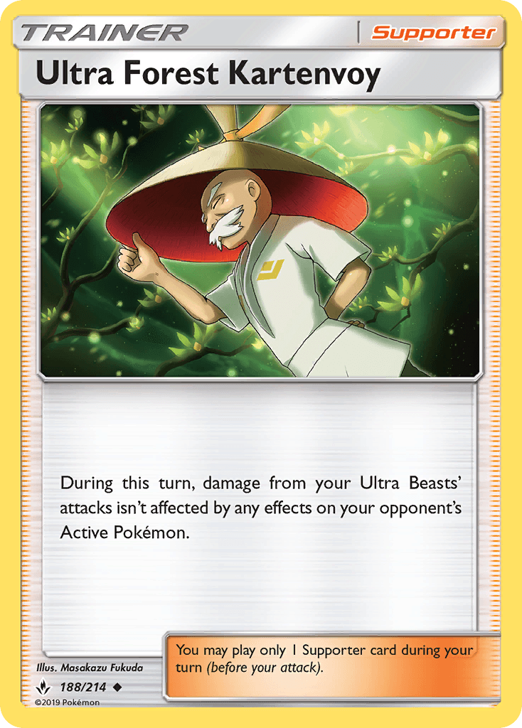 Carta Pokémon Ultra Forest Kartenvoy 188