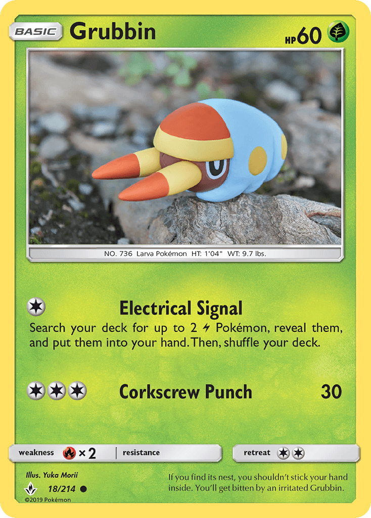Carta Pokémon Grubbin 18