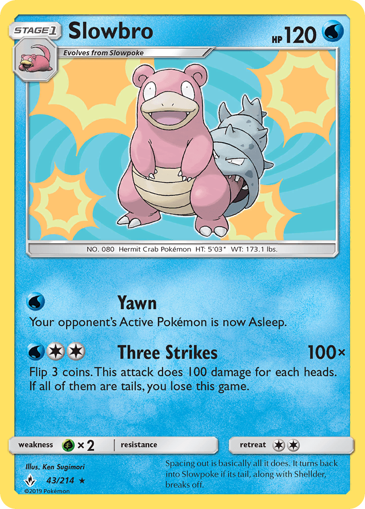 Carta Pokémon Slowbro