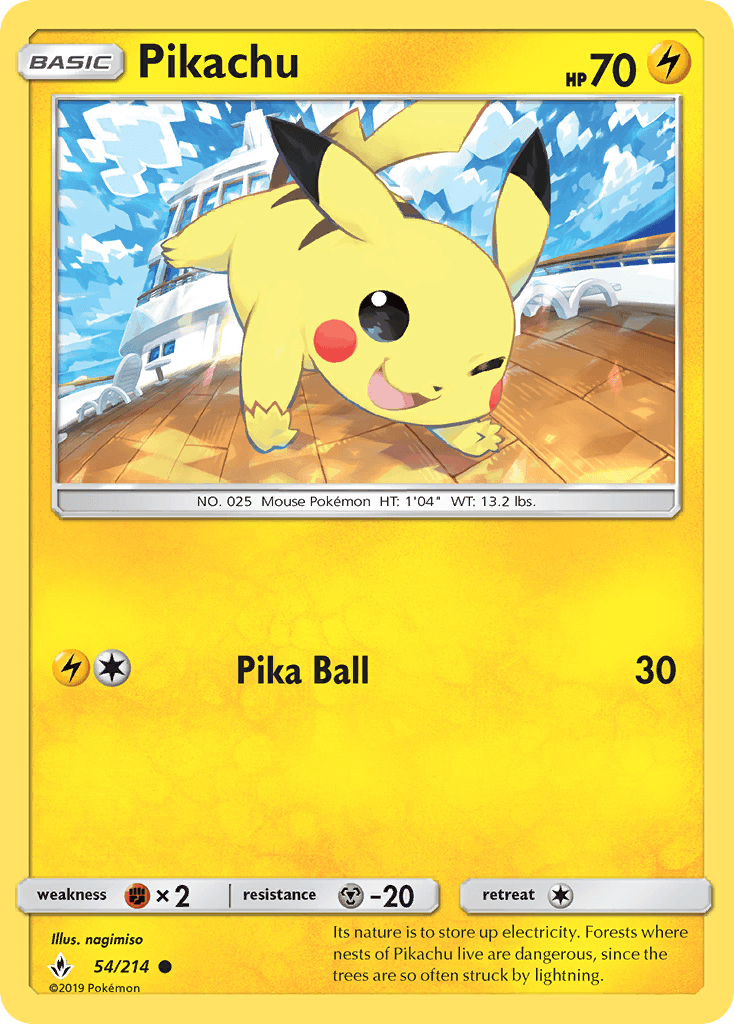 Carta Pokémon Pikachu