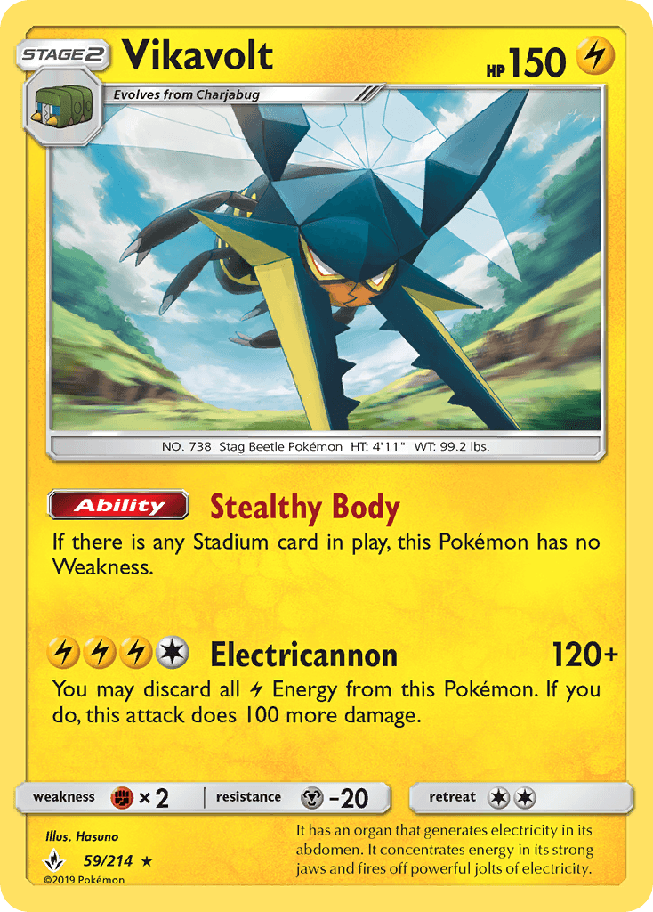 Carta Pokémon Vikavolt