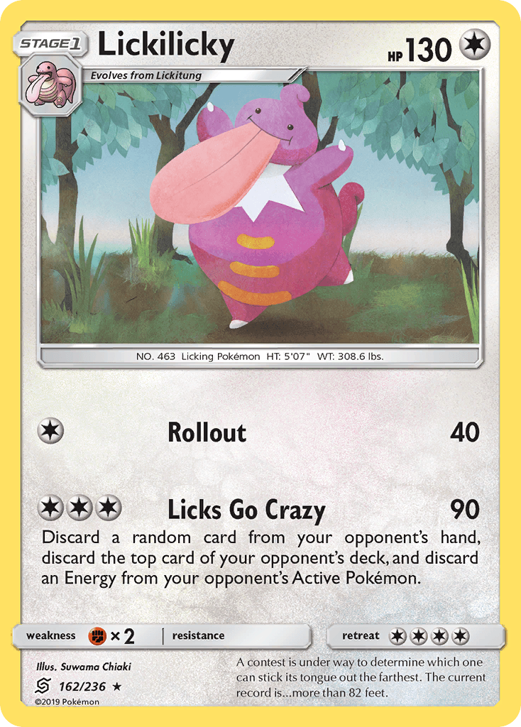 Carta Pokémon Lickilicky