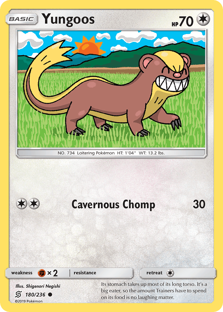 Carta Pokémon Yungoos