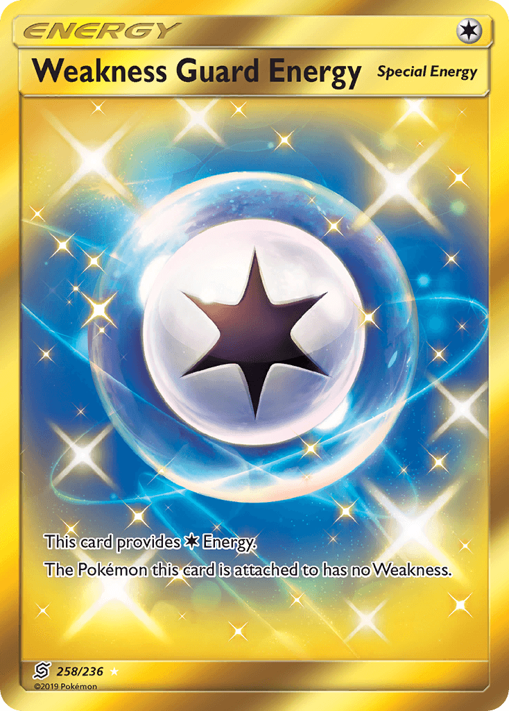 Carta Pokémon Weakness Guard Energy 258 de Unified Minds