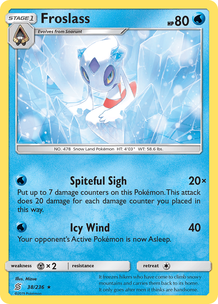 Carta Pokémon Froslass