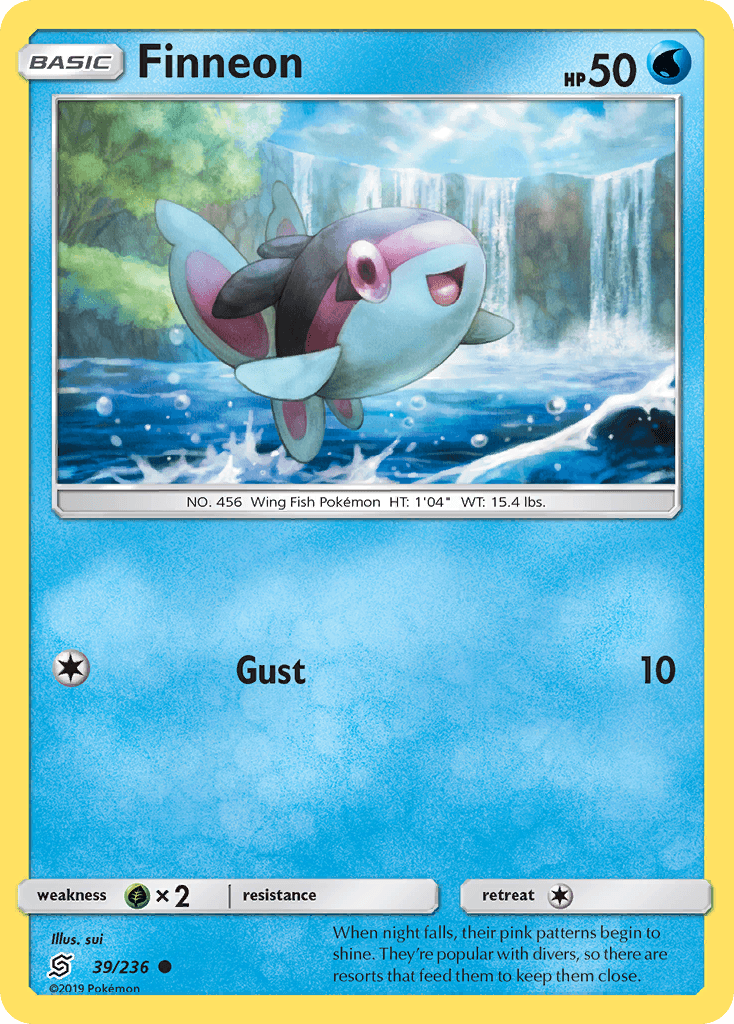 Carta Pokémon Finneon 39