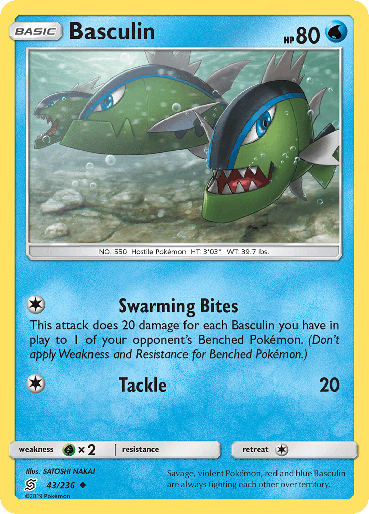 Carta Pokémon Basculin