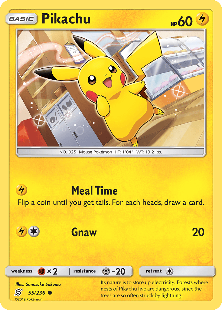 Carta Pokémon Pikachu