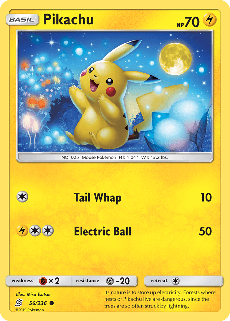 Carta Pokémon Pikachu