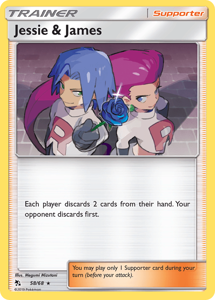 Carta Pokémon Jessie & James 58 de Hidden Fates