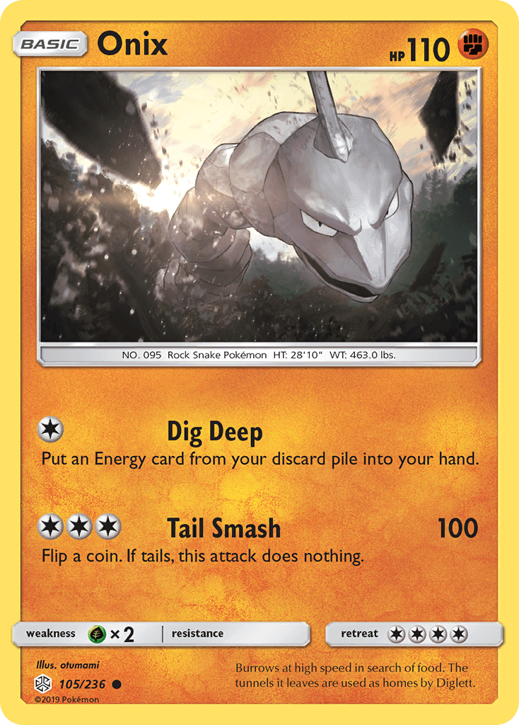 Carta Pokémon Onix