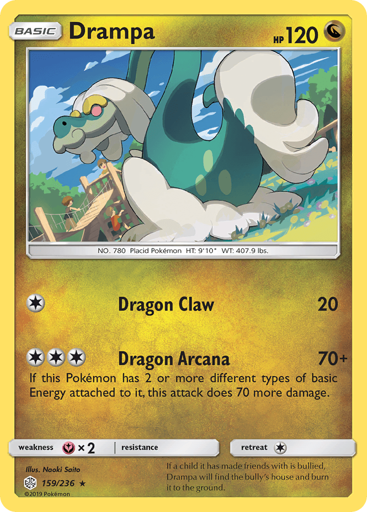 Carta Pokémon Drampa 159