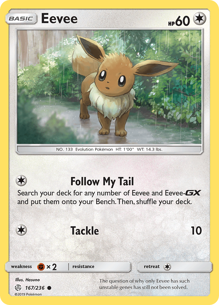 Carta Pokémon Eevee 167