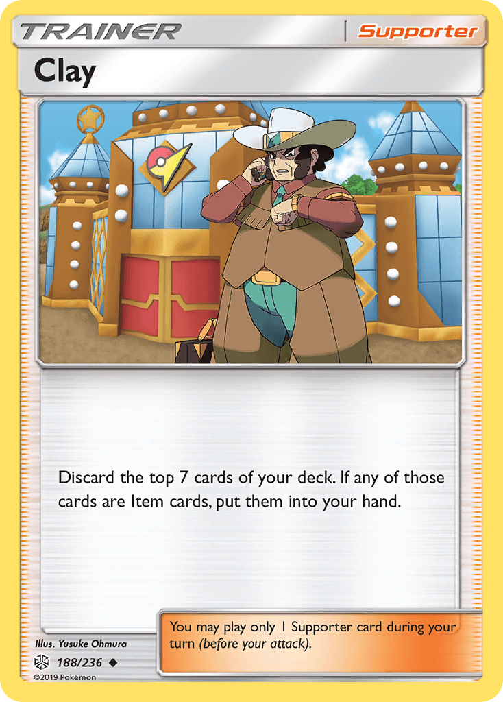 Carta Pokémon Clay 188