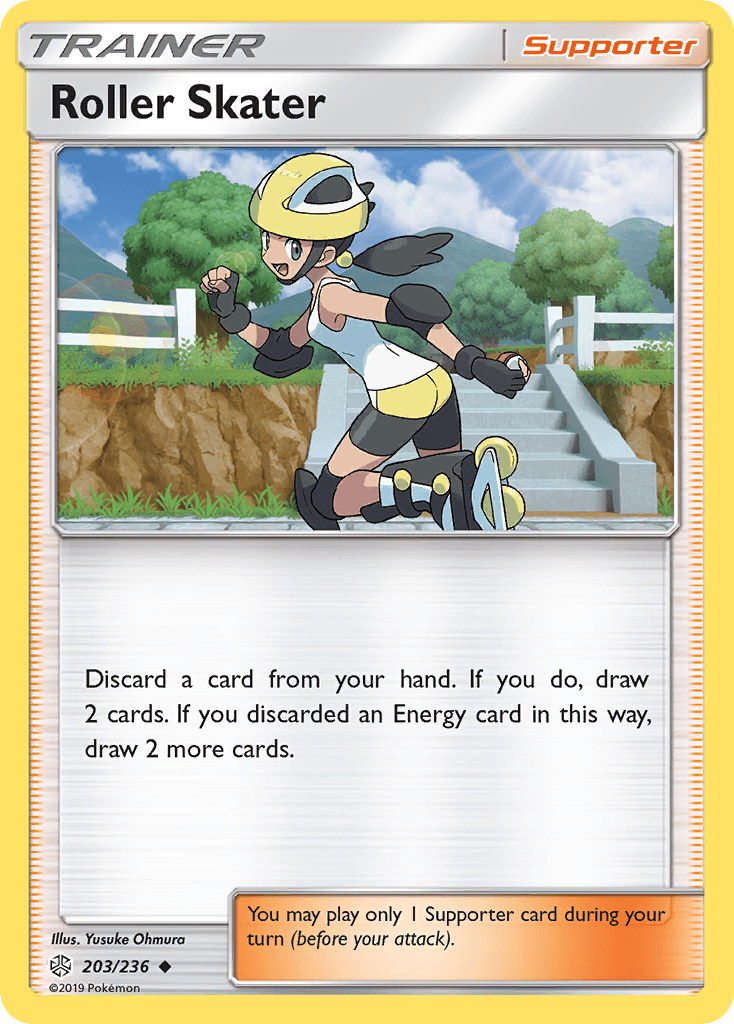 Carta Pokémon Roller Skater 203