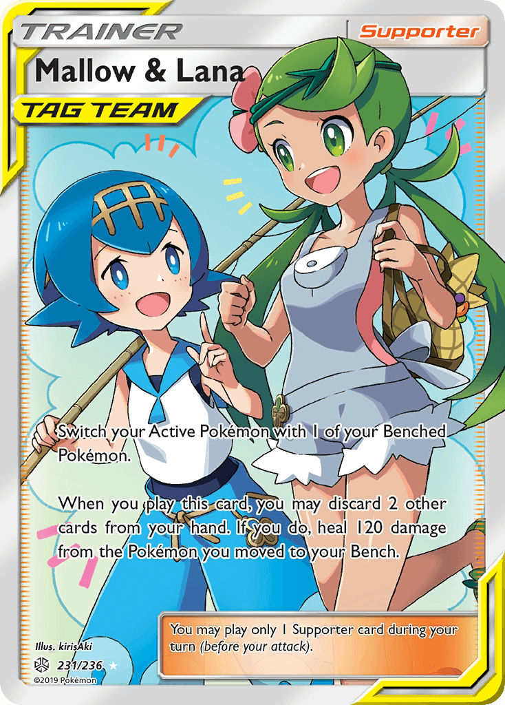 Carta Pokémon Mallow & Lana 231