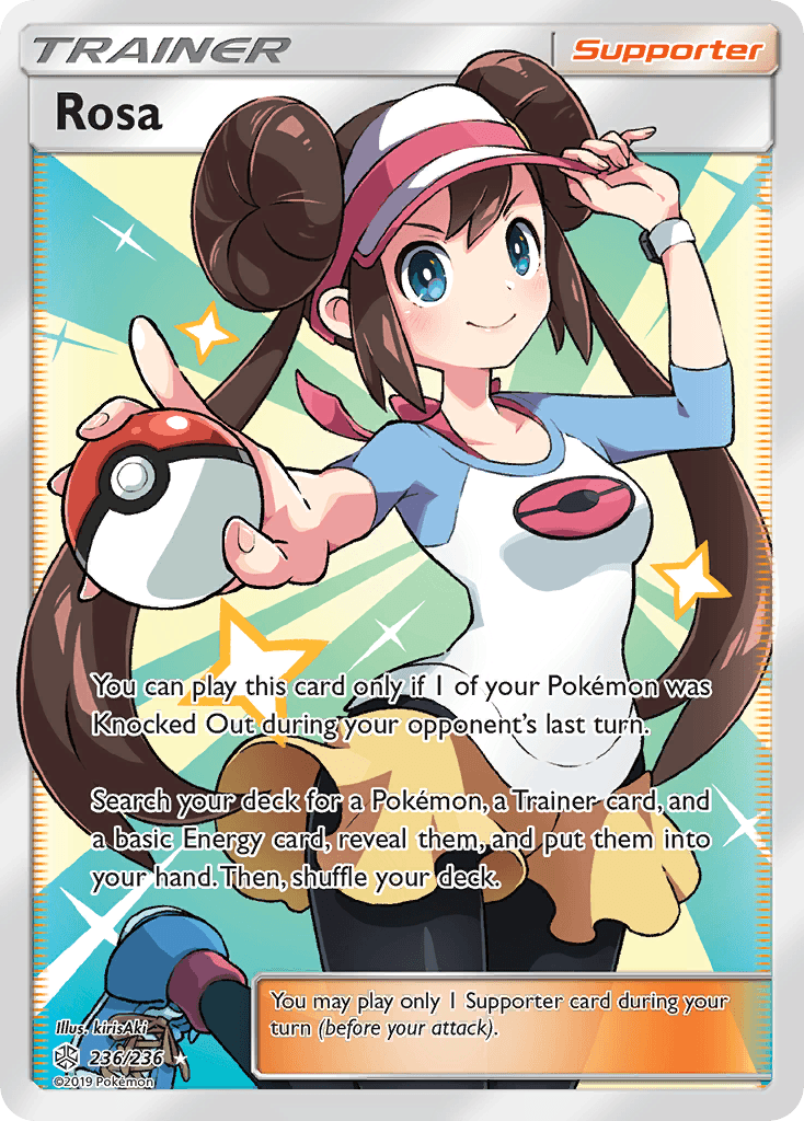Carta Pokémon Rosa 236