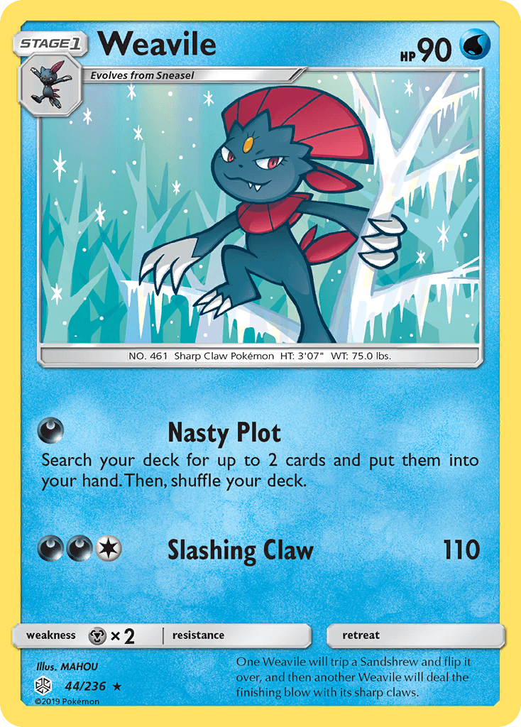 Carta Pokémon Weavile
