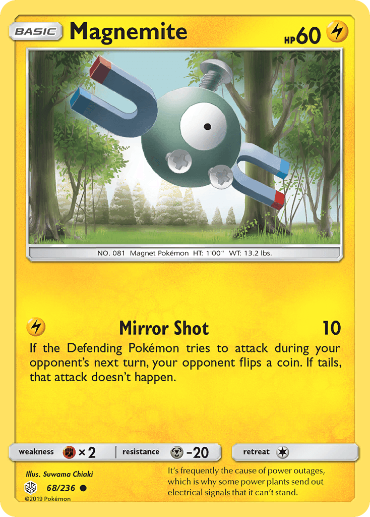 Carta Pokémon Magnemite 68