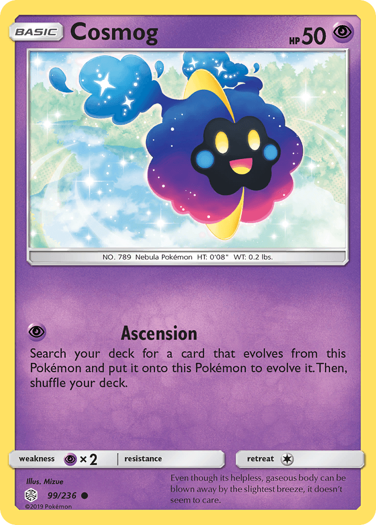 Carta Pokémon Cosmog 99