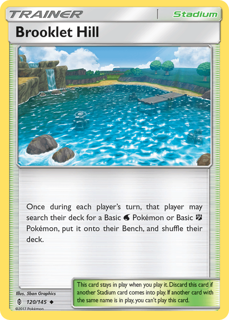 Carta Pokémon Brooklet Hill 120