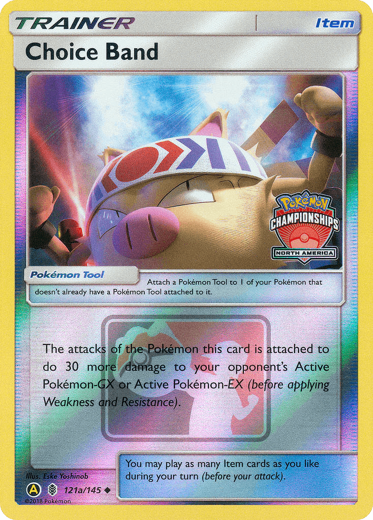 Carta Pokémon Choice Band 121a