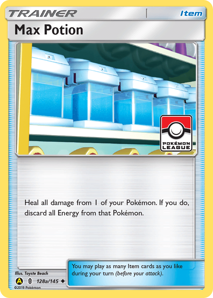 Carta Pokémon Max Potion 128a