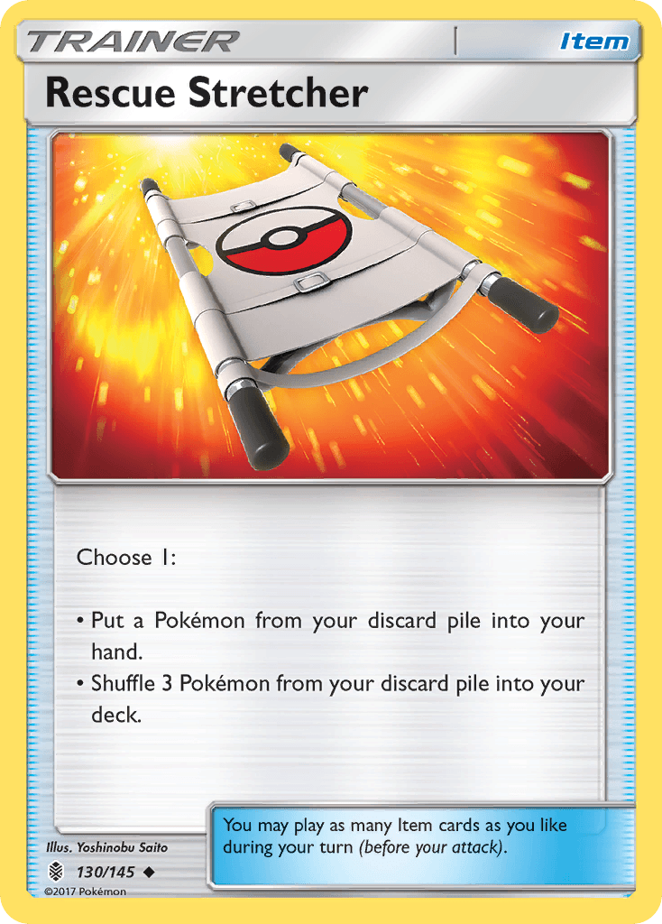 Carta Pokémon Rescue Stretcher 130