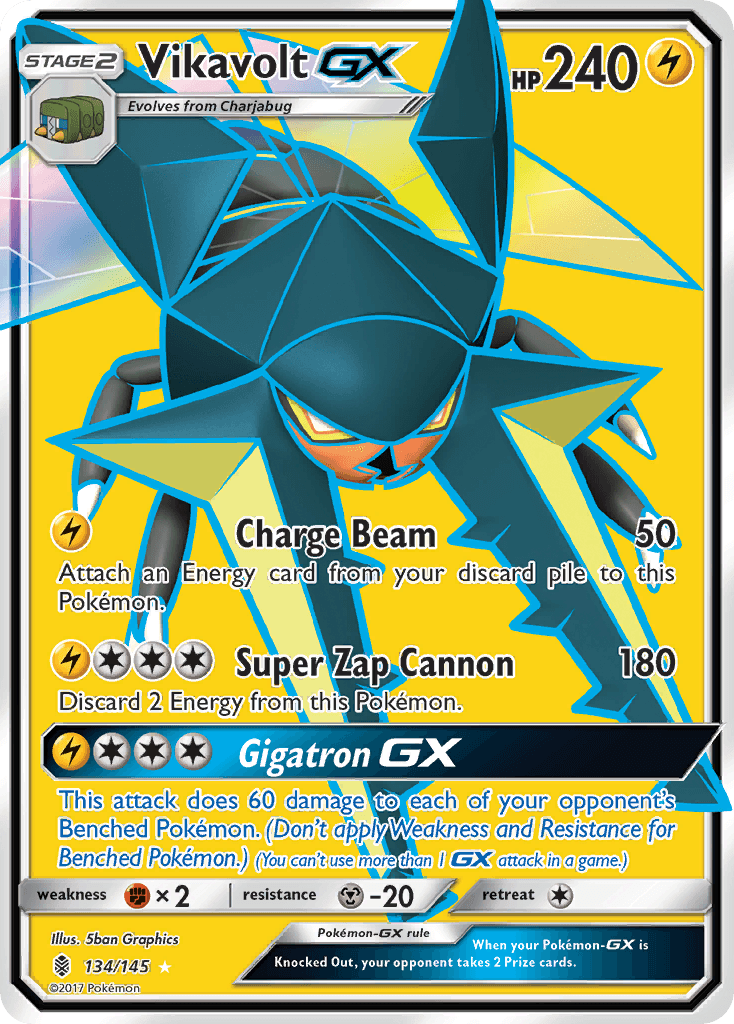 Carta Pokémon Vikavolt-GX
