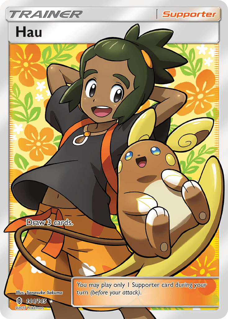 Carta Pokémon Hau 144