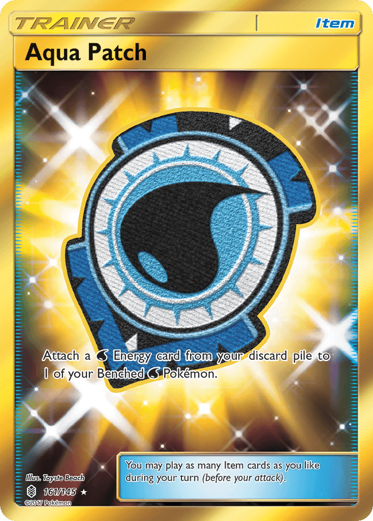 Carta Pokémon Aqua Patch 161