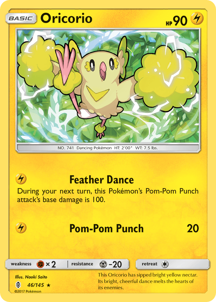 Carta Pokémon Oricorio 46