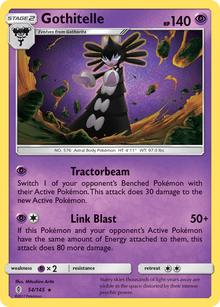 Carta Pokémon Gothitelle 54