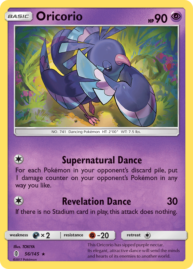 Carta Pokémon Oricorio 56 de Guardians Rising