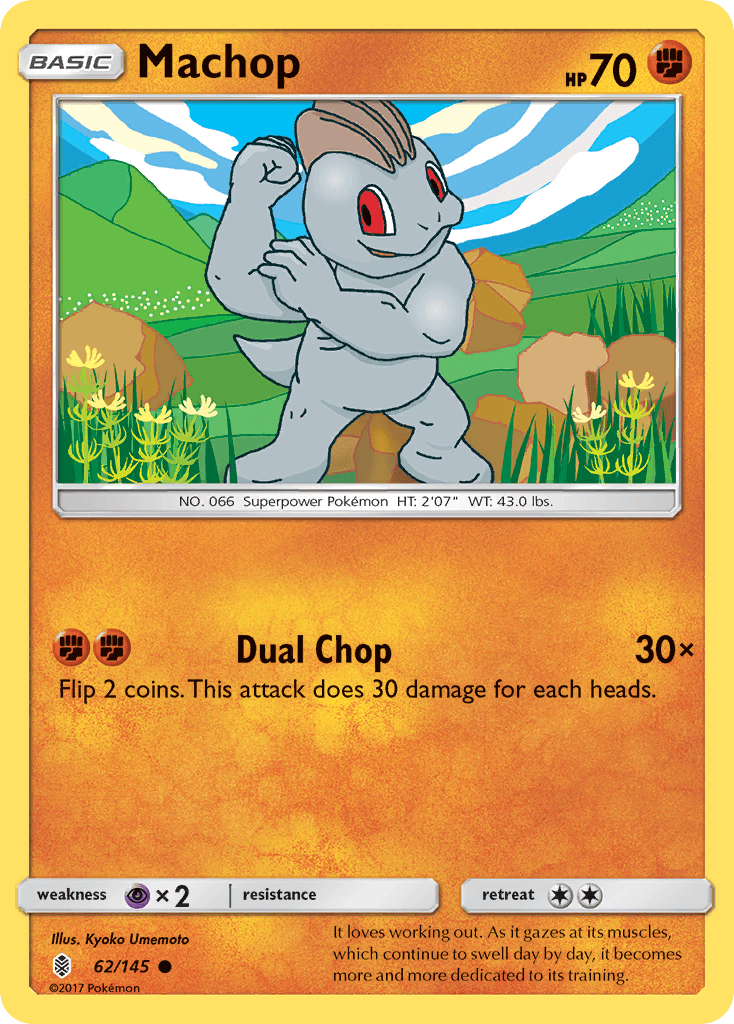 Carta Pokémon Machop 62