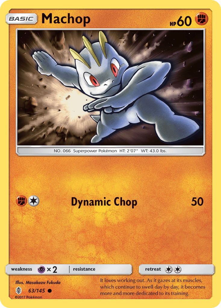 Carta Pokémon Machop 63
