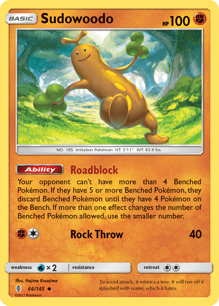 Carta Pokémon Sudowoodo 66