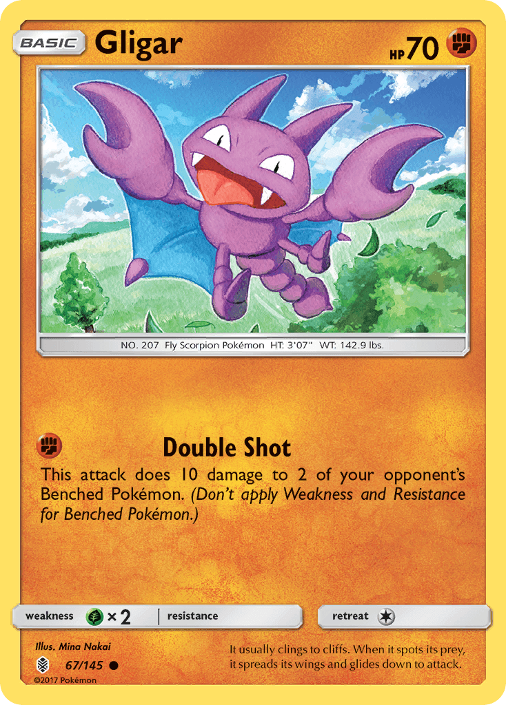 Carta Pokémon Gligar 67