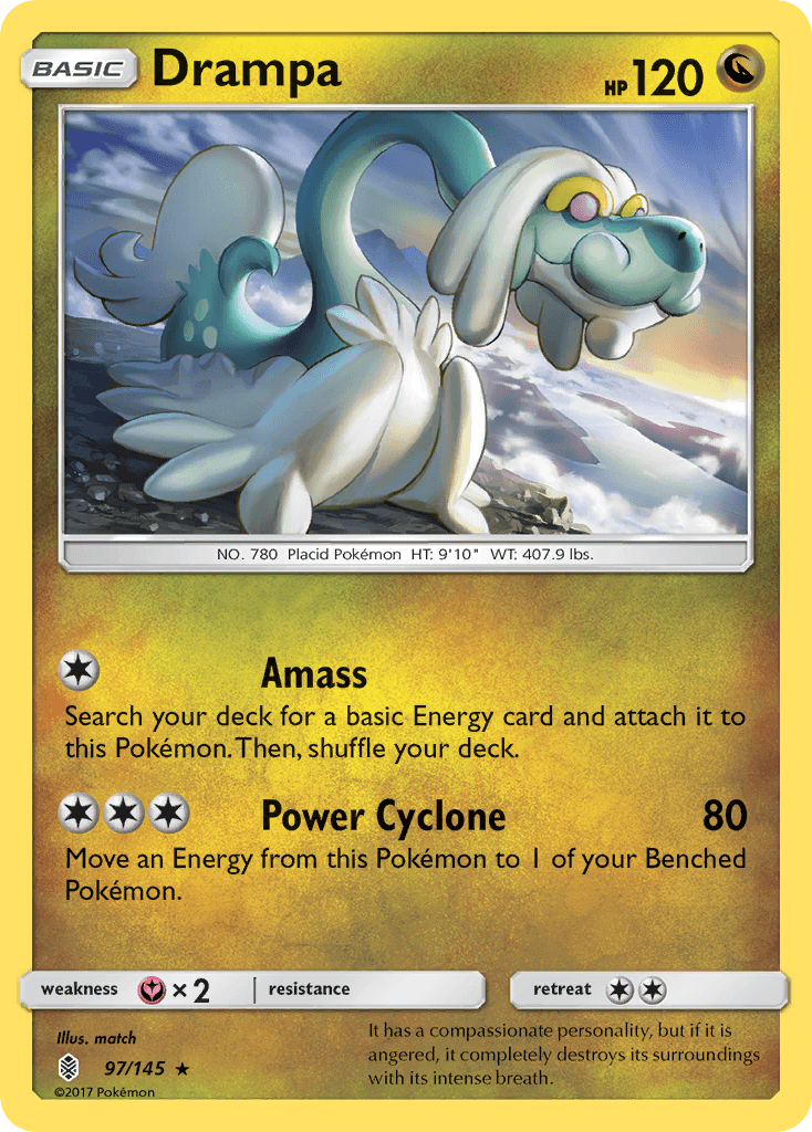 Carta Pokémon Drampa 97