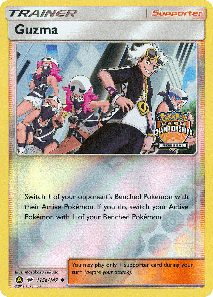Carta Pokémon Guzma 115a