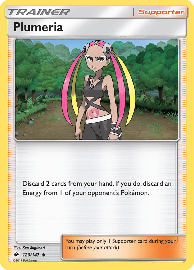 Carta Pokémon Plumeria 120