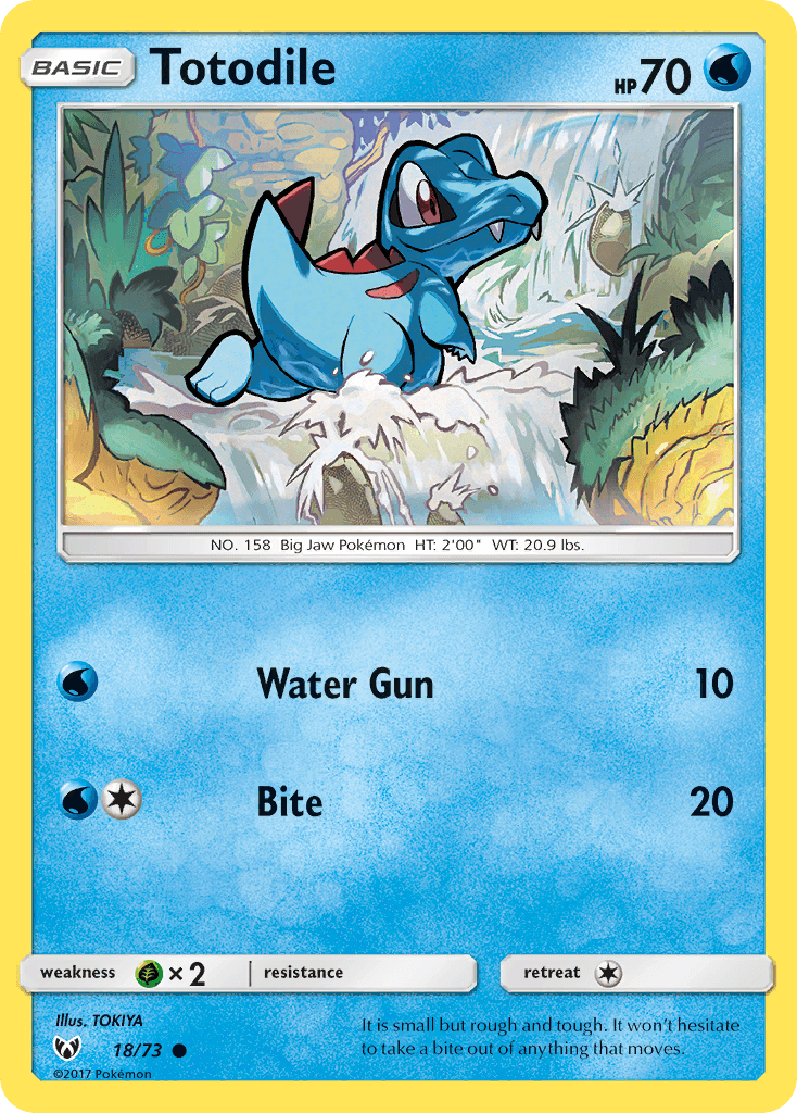 Carta Pokémon Totodile 18