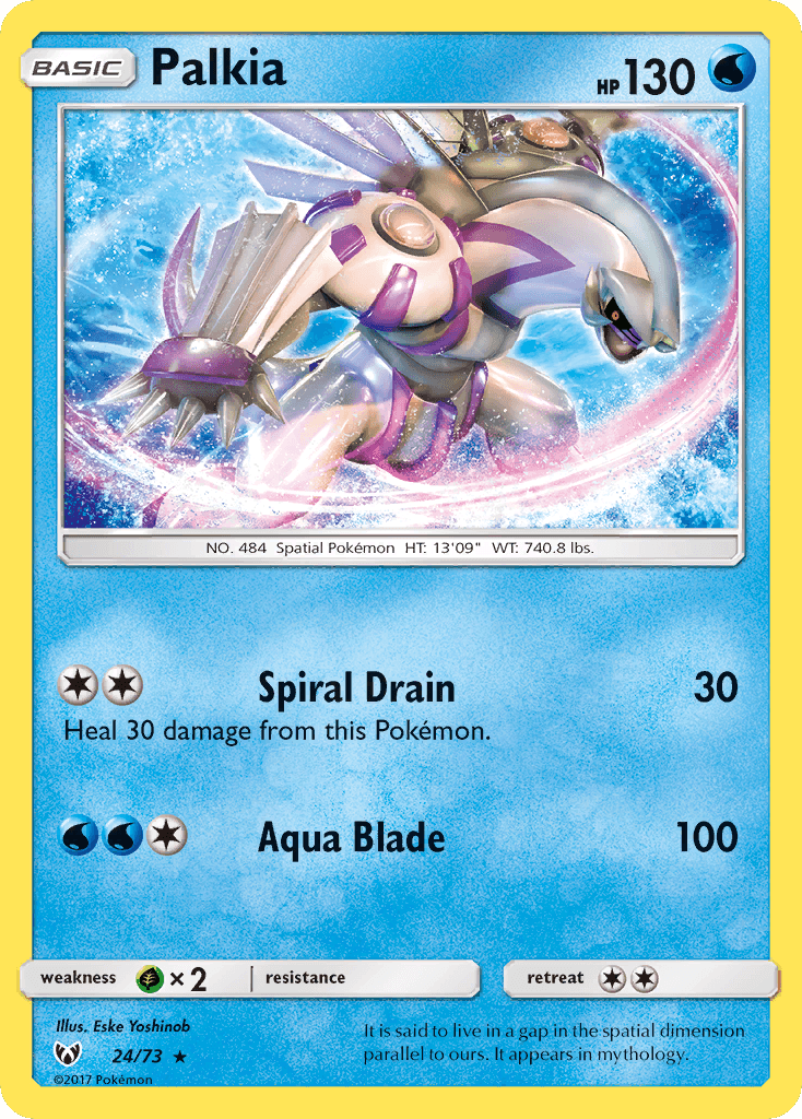Carta Pokémon Palkia 24